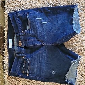 Dark Jean Shorts